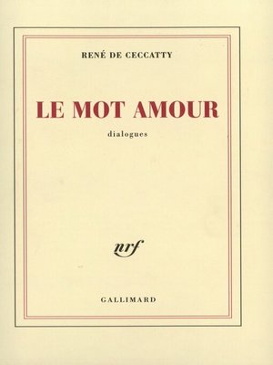 cover image of Le mot amour